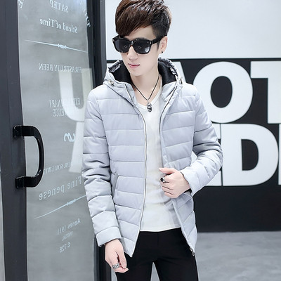 Мъжко плътно яке с качулка в четири цвята