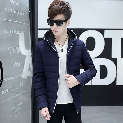 Мъжко плътно яке с качулка в четири цвята