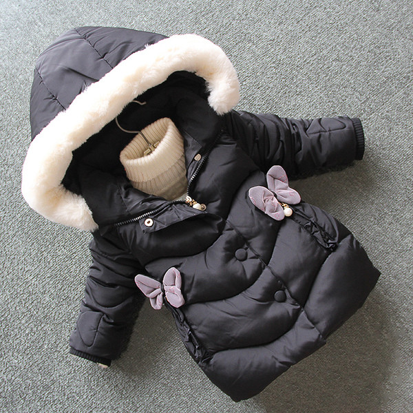 Актуален модел детско яке с пух и 3D елементи в няколко цвята