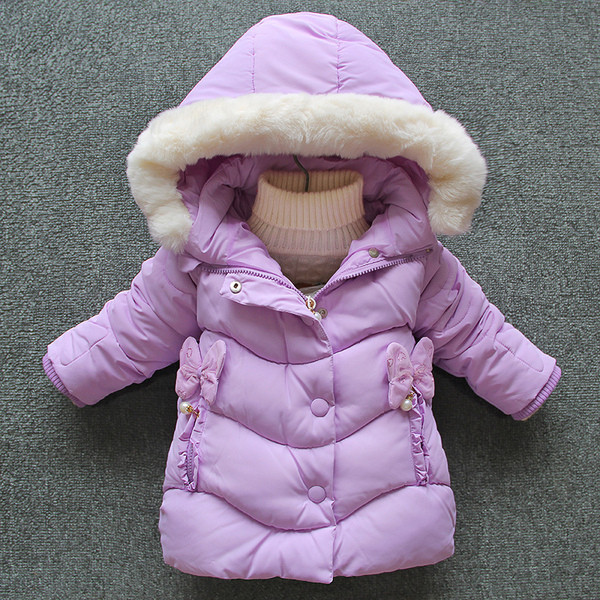 Актуален модел детско яке с пух и 3D елементи в няколко цвята