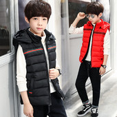 Детски модерен елек за момчета в два цвята