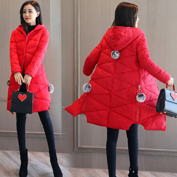 Ежедневно дамско яке в шест цвята и качулка с пух