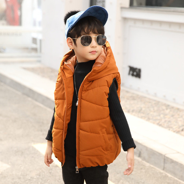 Модерен детски елек за момчета в два цвята