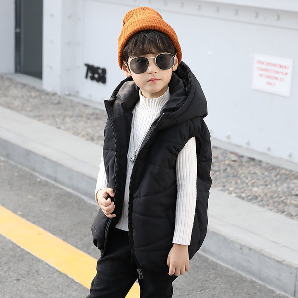 Модерен детски елек за момчета в два цвята