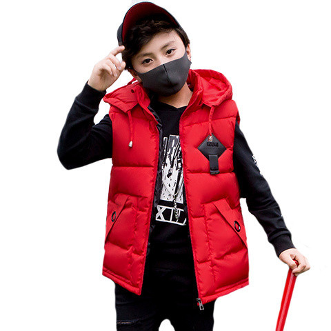 Eжедневен детски елек с надпис в три цвята