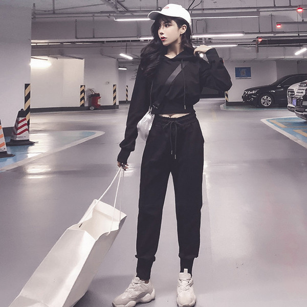 Дамски спортно-ежедневен комплект в два цвята