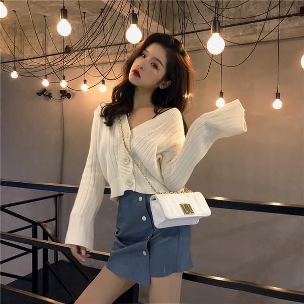 Cardigan dama model casual cu decolteu in V in mai multe culori