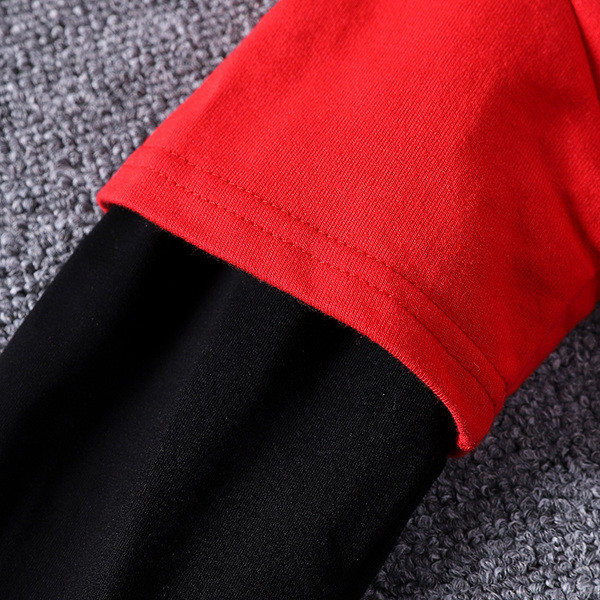 Hanorac pentru copii in doua culori cu inscriptie