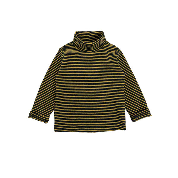 Bluza pentru copii cu dungi pentru baieti cu guler inalt