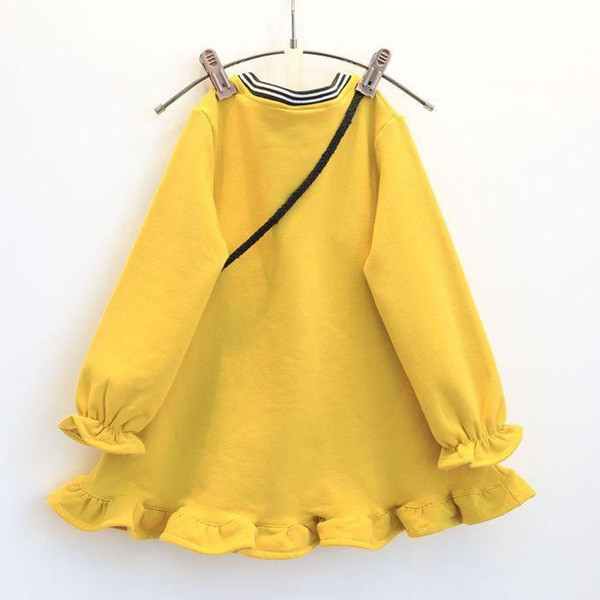 HIT Model actual de croi rochie pentru copii in doua culori