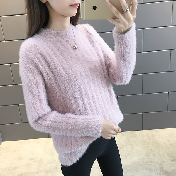 Pulover elegant de dama cu husa moale in mai multe culori