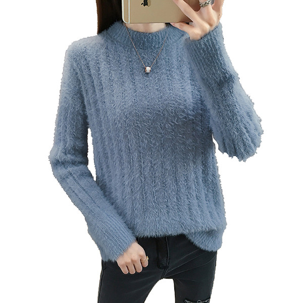 Pulover elegant de dama cu husa moale in mai multe culori