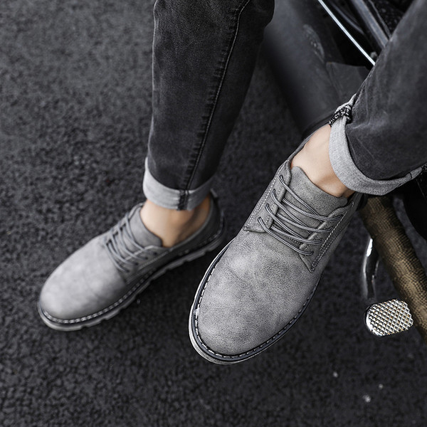 Pantofi barbatesti sportivi si eleganti din piele ecologica in trei culori