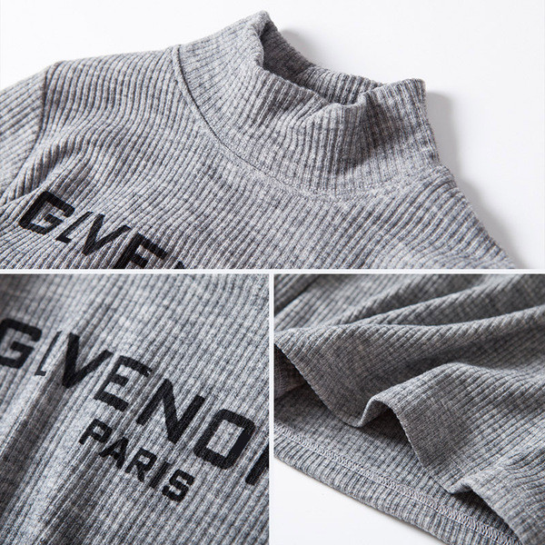 Bluza pentru copii in mai multe culori cu guler inalt