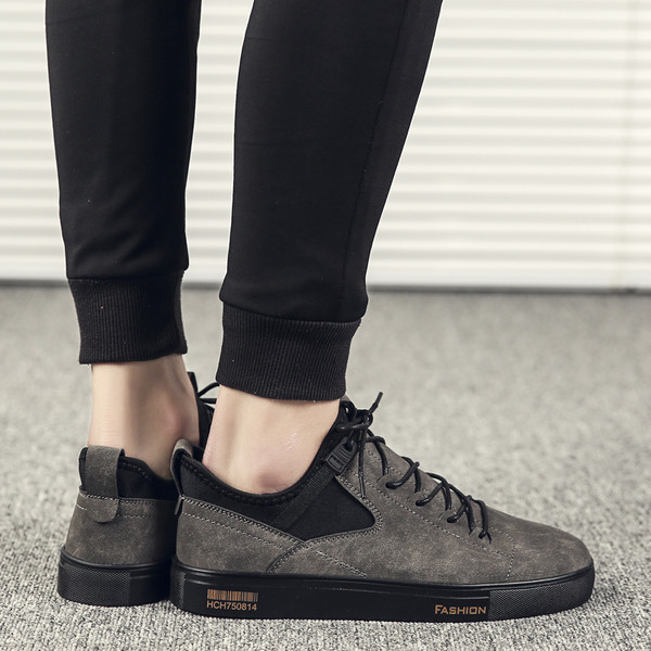 Pantofi casual barbatesti din piele ecologica pentru toamna in trei culori