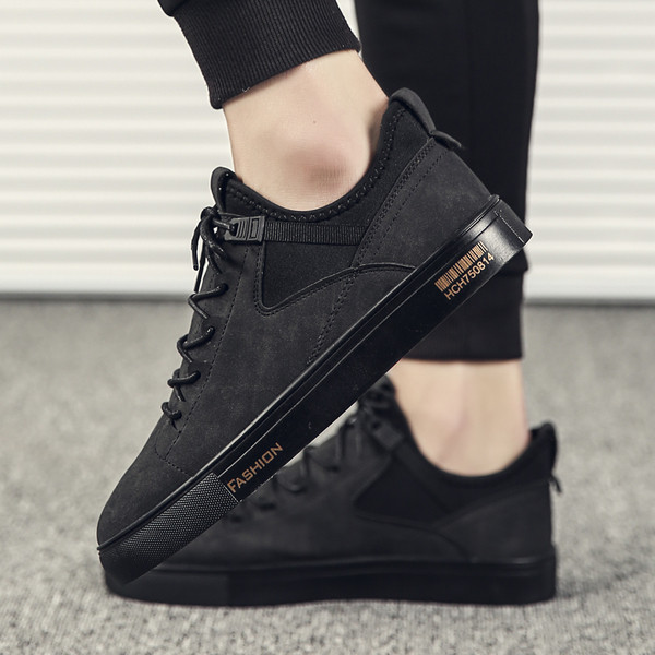 Pantofi casual barbatesti din piele ecologica pentru toamna in trei culori