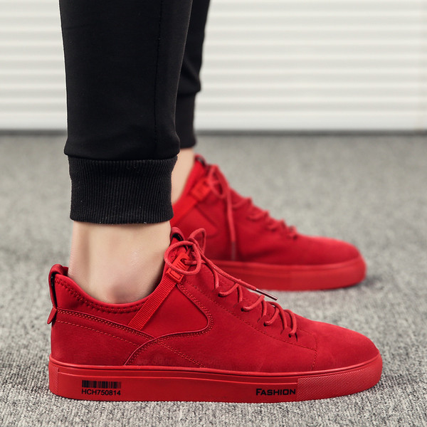 Adidasi de toamna barbatesti din piele intoarsa ecologica in trei culori