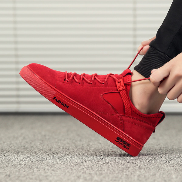 Adidasi de toamna barbatesti din piele intoarsa ecologica in trei culori