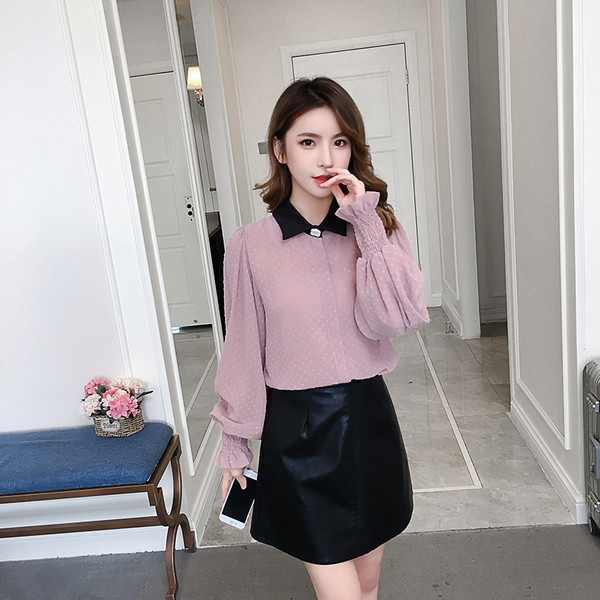 Cămașă elegantă de damă în trei culori