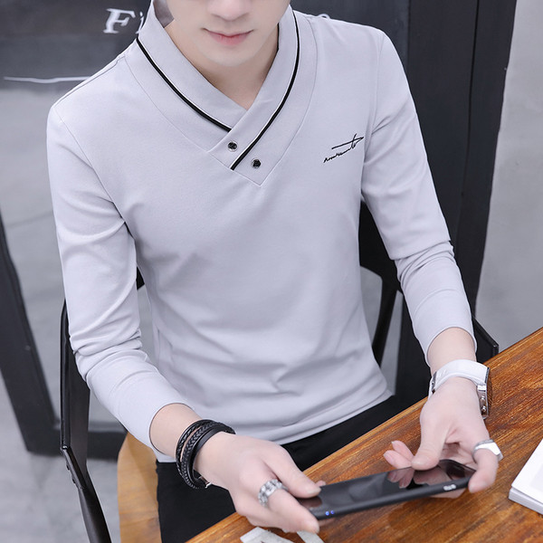 Pulover elegant pentru bărbați cu inscripție în patru culori