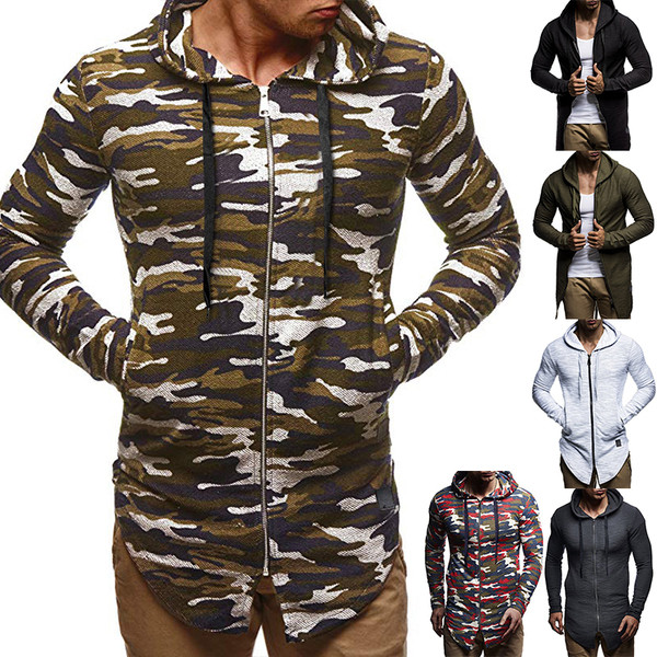 Férfi sportmellény kapucnival több színben