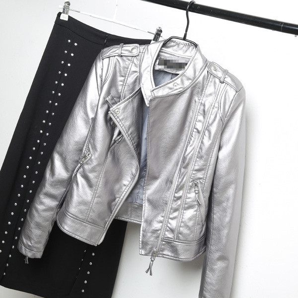 Geaca de dama NOU din piele ecologica model montata in diferite culori