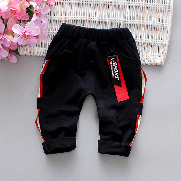 Pantaloni pentru copii pentru baieti cu inscriptie