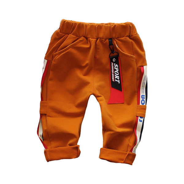 Pantaloni pentru copii pentru baieti cu inscriptie