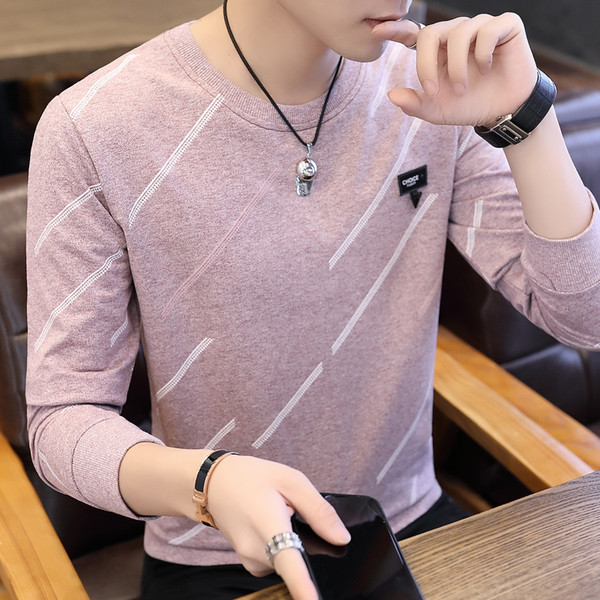 Pulover barbatesc modern cu panglici in mai multe culori