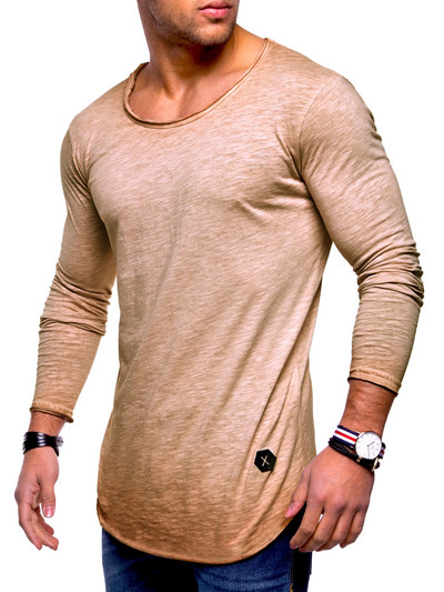 Ανδρική casual μπλούζα  με το O-neckline σε διάφορα χρώματα