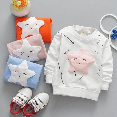 Children`s sweater for girls in bright colors