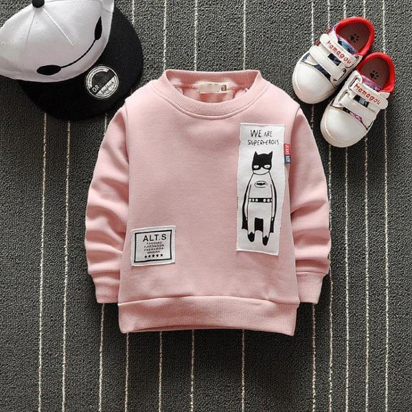 Pulover pentru copii in mai multe modele pentru fete si baieti cu guler in forma de O