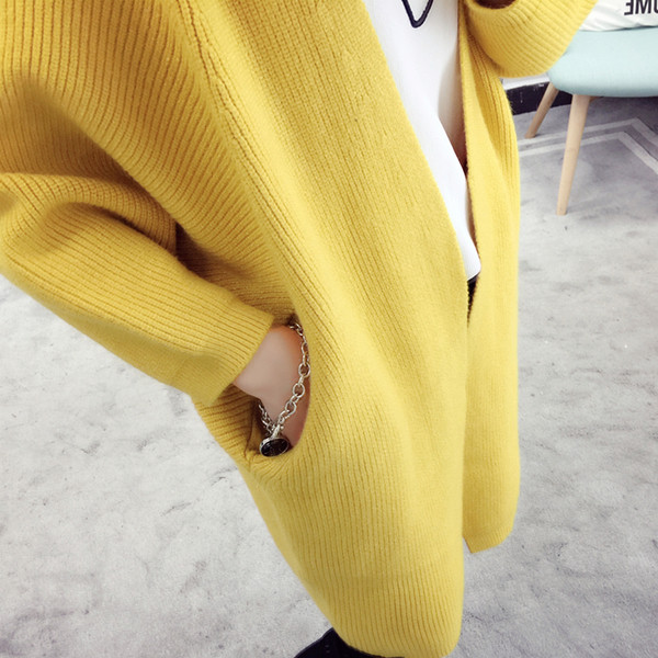 Vesta moderna de dama lunga cu buzunare in mai multe culori