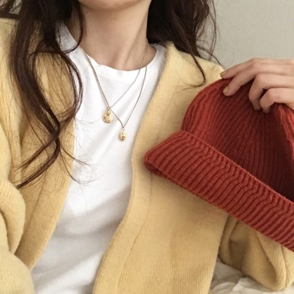 Cardigan modern moale de dama de culoare galbena