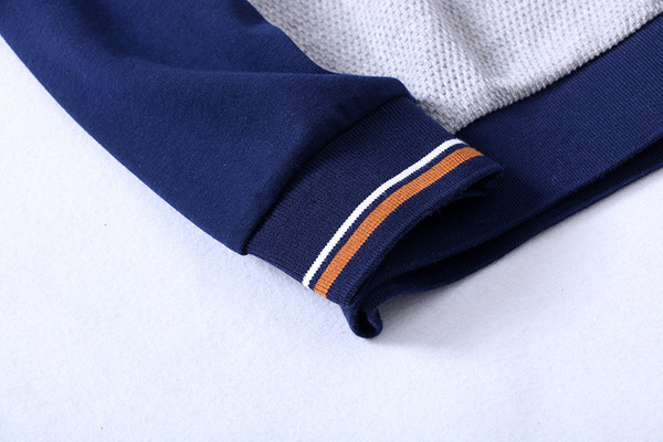 Cardigan pentru bărbați cu broderie în culoarea gri