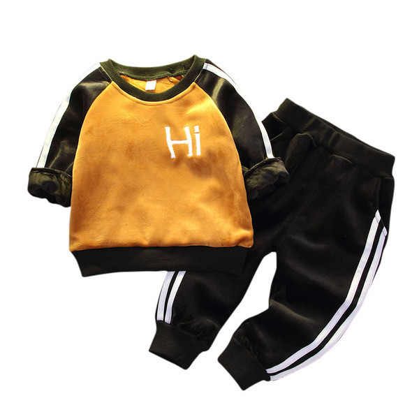 Set moale pentru copii pentru baieti - bluza si pantaloni