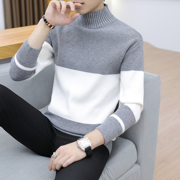 Κομψό ανδρικό πουλόβερ  σε τέσσερα χρώματα