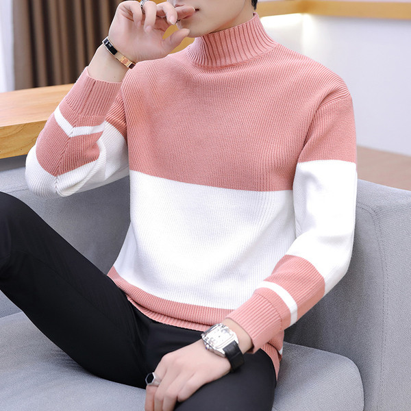 Κομψό ανδρικό πουλόβερ  σε τέσσερα χρώματα