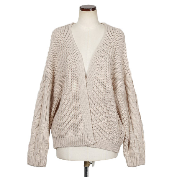 Cardigan lung de damă modern în două culori - model larg