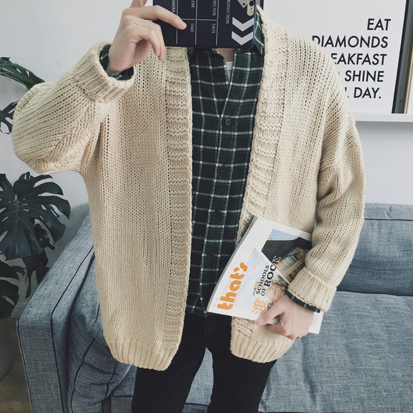 Vestă groasă pentru bărbați, casual, în patru culori