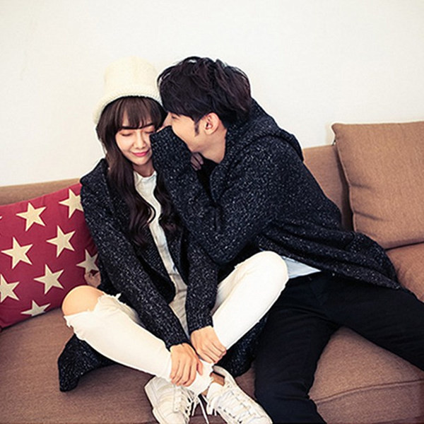 Γυναικέια μακρύ ζακέτα σε δύο χρώματα