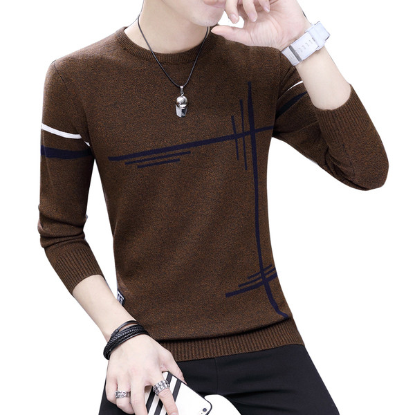 Casual ανδρικό πουλόβερ σε τρία χρώματα