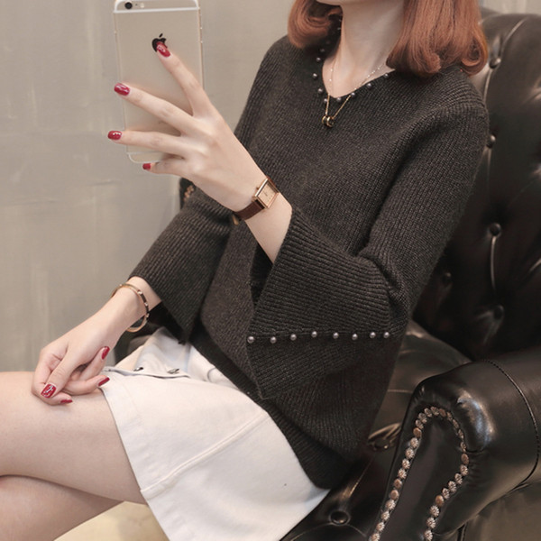 Pulover elegant de damă cu mâneci lotus în șase culori