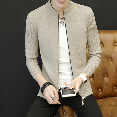 Мъжка ежедневна жилетка с цип в няколко цвята - Slim модел
