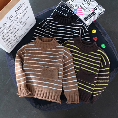 Παιδικό πουλόβερ για κορίτσια και διακοσμητική τσέπη