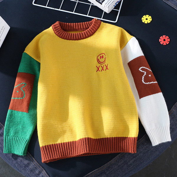 Πολύχρωμο πουλόβερ για τα κορίτσια και τα αγόρια