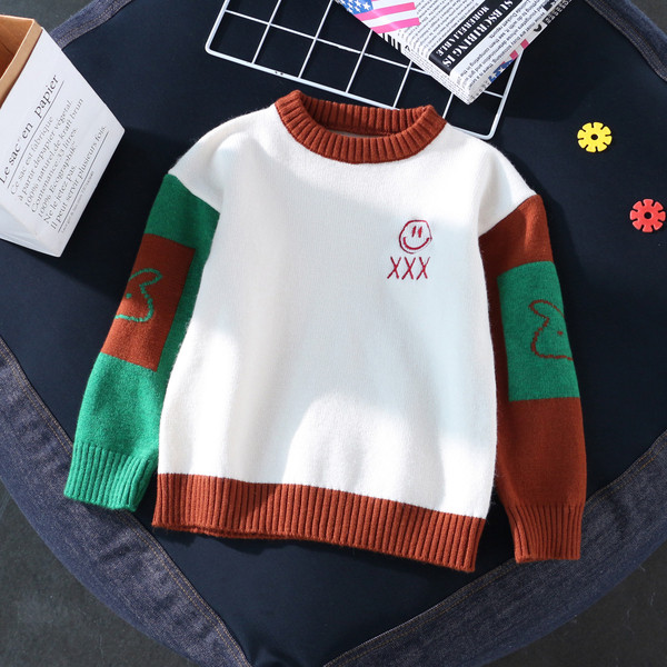 Πολύχρωμο πουλόβερ για τα κορίτσια και τα αγόρια