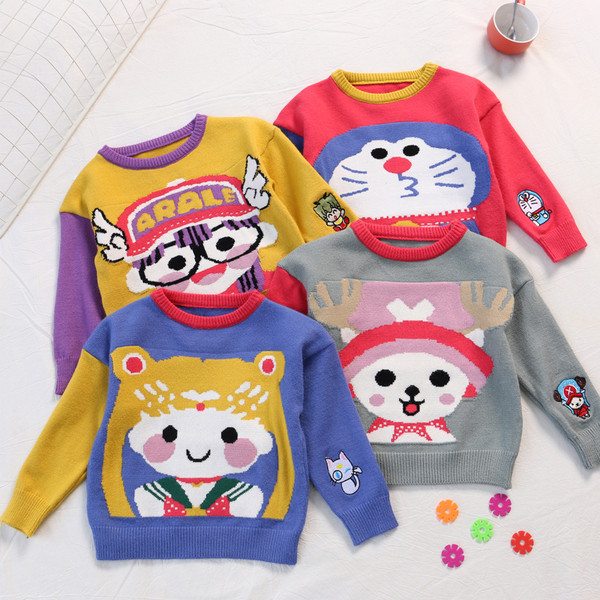 Pulover modern pentru copii in mai multe culori si modele