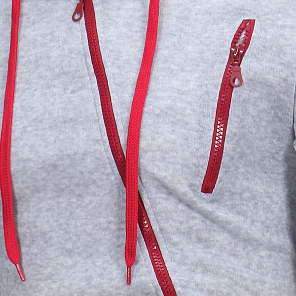 Hanorac casual barbatesc cu inchidere laterala in mai multe culori