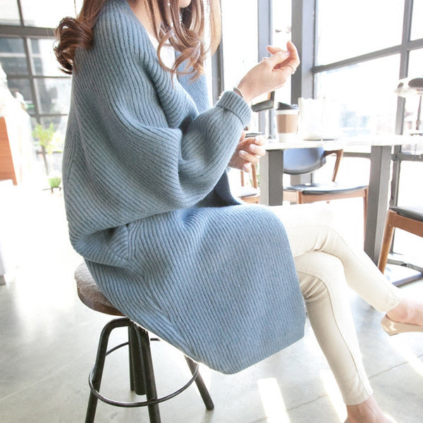 Modern hosszú női mellény V-nyakkal, három színben